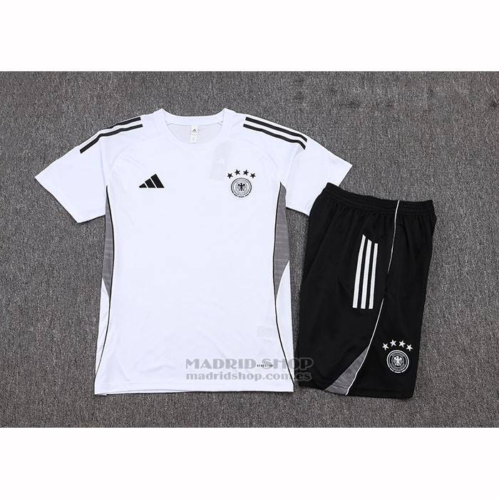 Chandal del Alemania Manga Corta 2025-2026 Blanco - Pantalon Corto